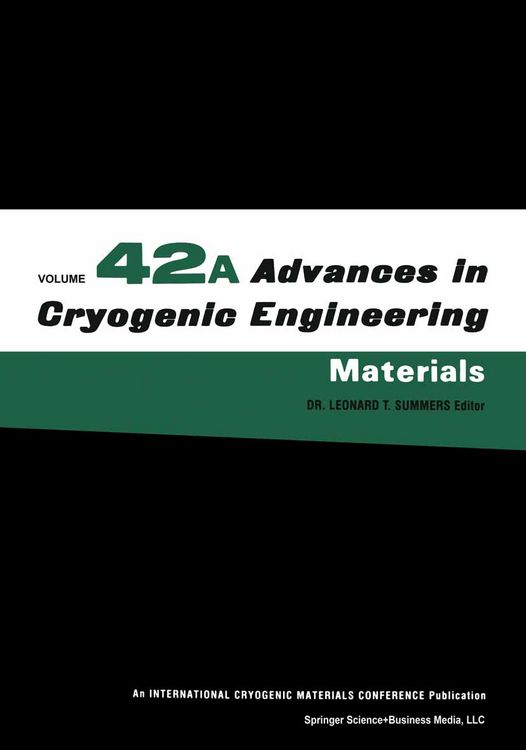 Produktbild: Advances in Cryogenic Engineering Materials