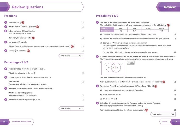 Produktbild: Edexcel GCSE 9-1 Maths Foundation All-in-One Complete Revision and Practice