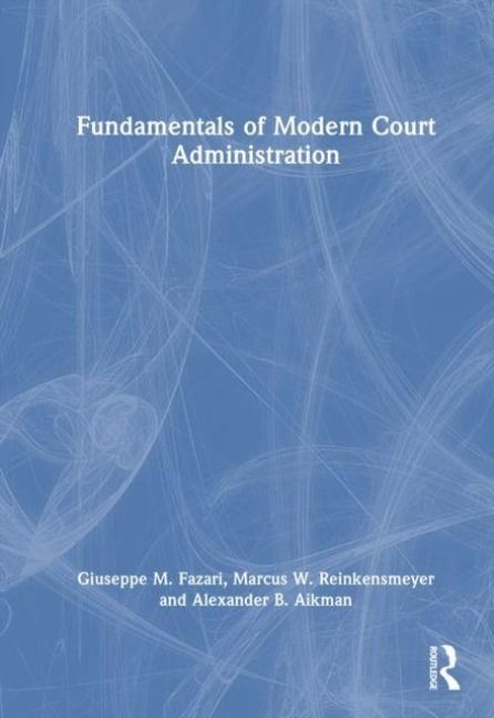 Produktbild: Fundamentals of Modern Court Administration