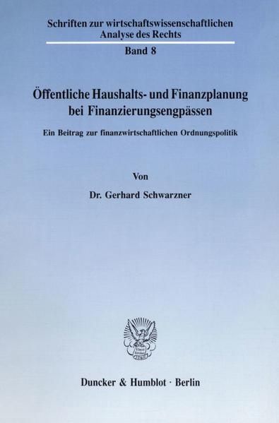 Produktbild: &Ouml;ffentliche Haushalts- und Finanzplanung bei Finanzierungsengp&auml;ssen.