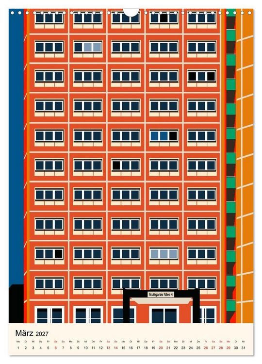 Produktbild: LEIPZIG URBAN (Wandkalender 2027 DIN A3 hoch), CALVENDO Monatskalender