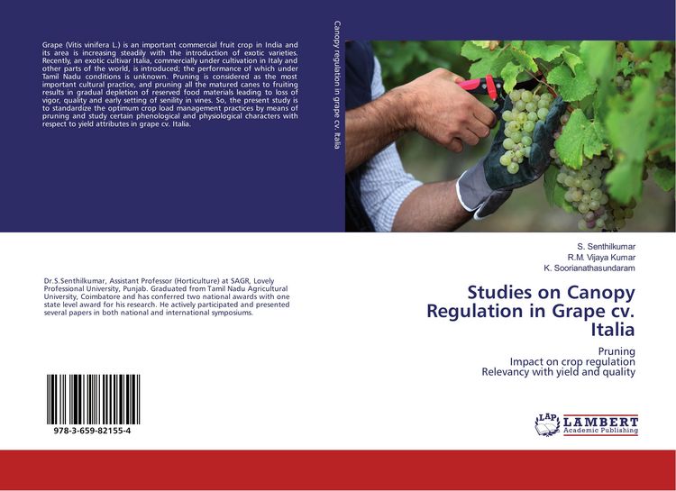 Produktbild: Studies on Canopy Regulation in Grape cv. Italia