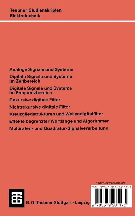 Produktbild: Einf&uuml;hrung in die digitale Signalverarbeitung