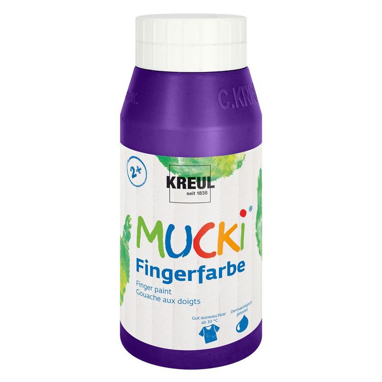 Produktbild: KREUL Fingerfarben MUCKi violett 750ml Flasche