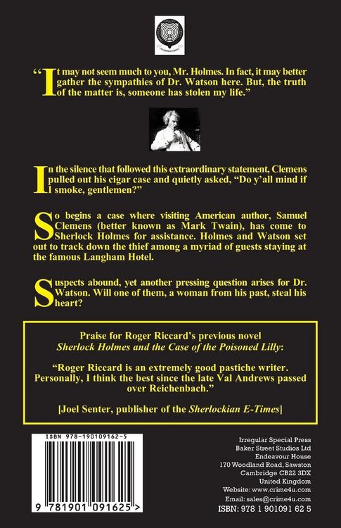 Produktbild: Sherlock Holmes & the Case of the Twain Papers