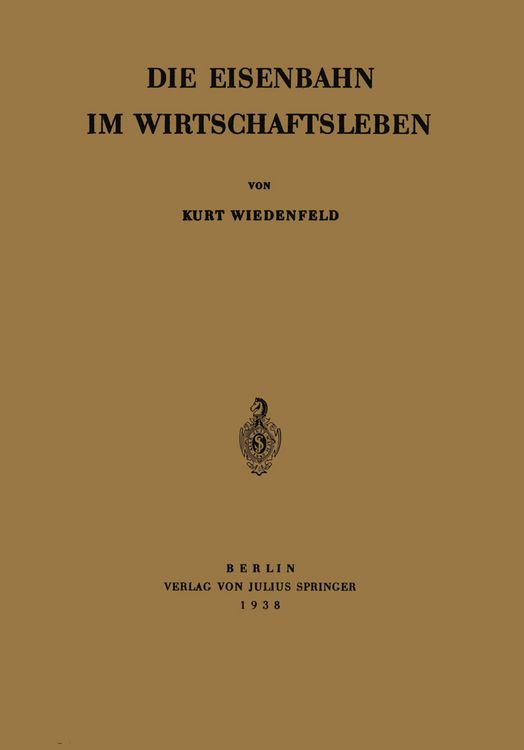 Produktbild: Die Eisenbahn im Wirtschaftsleben