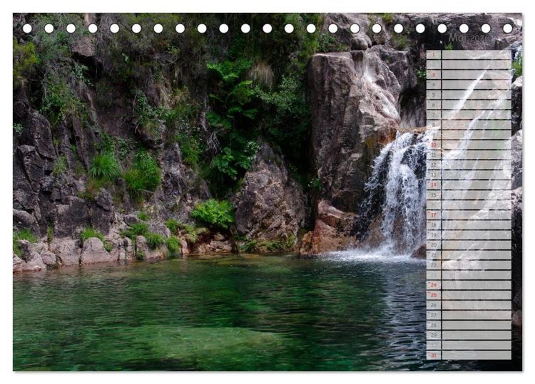 Produktbild: Portugal - der Norden (Tischkalender 2026 DIN A5 quer), CALVENDO Monatskalender