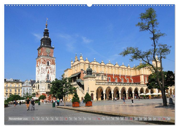 Produktbild: Faszinierendes Krakau (Wandkalender 2026 DIN A2 quer), CALVENDO Monatskalender