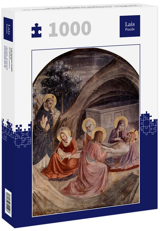 Produktbild: Lais Puzzle Fra Angelico - Freskenzyklus im Dominikanerkloster San Marco in Florenz, Szene: Grablegung Christi 1000 Teile