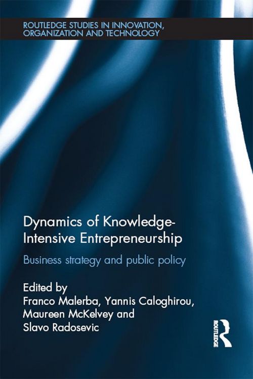 Produktbild: Dynamics of Knowledge Intensive Entrepreneurship