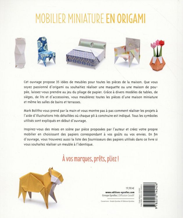 Produktbild: Mobilier miniature en origami