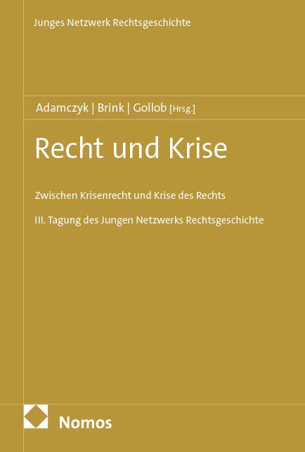 Produktbild: Recht und Krise