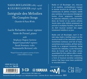 Produktbild: Nadia & Lili Boulanger: Les Heures claires (The co