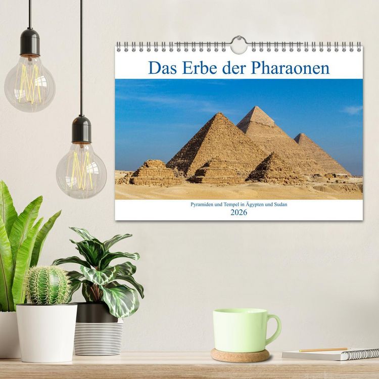 Produktbild: Das Erbe der Pharaonen (Wandkalender 2026 DIN A4 quer), CALVENDO Monatskalender