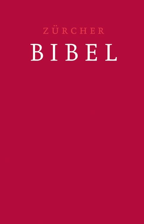 Produktbild: Z&uuml;rcher Bibel &ndash; Traubibel Leinen rubinrot