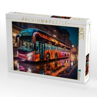 Produktbild: CALVENDO Puzzle Busse | 1000 Teile Lege-Gr&ouml;&szlig;e 64x48cm Foto-Puzzle f&uuml;r gl&uuml;ckliche Stunden