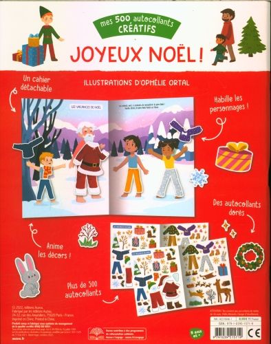 Produktbild: Joyeux No&euml;l ! : mes 500 autocollants cr&eacute;atifs