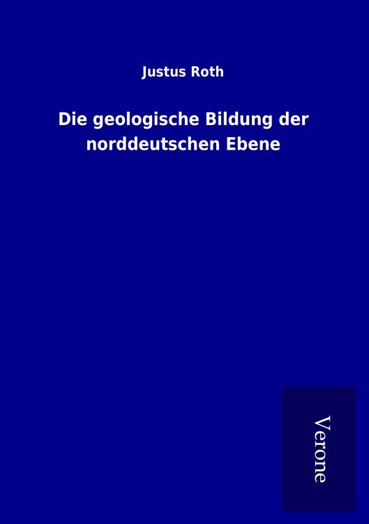 Produktbild: Die geologische Bildung der norddeutschen Ebene