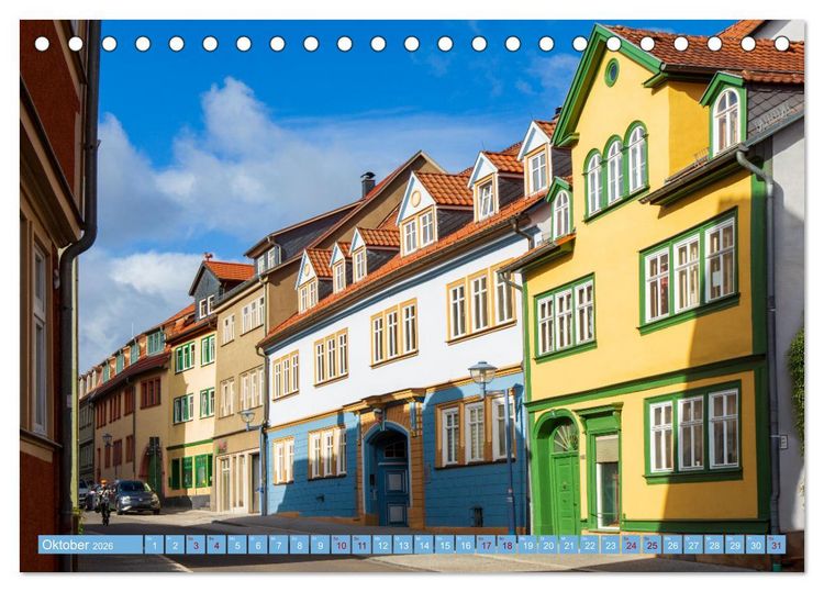 Produktbild: Residenzstadt Gotha - Reise durch das sch&ouml;ne Th&uuml;ringen (Tischkalender 2026 DIN A5 quer), CALVENDO Monatskalender
