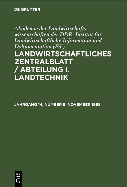 Produktbild: November 1968
