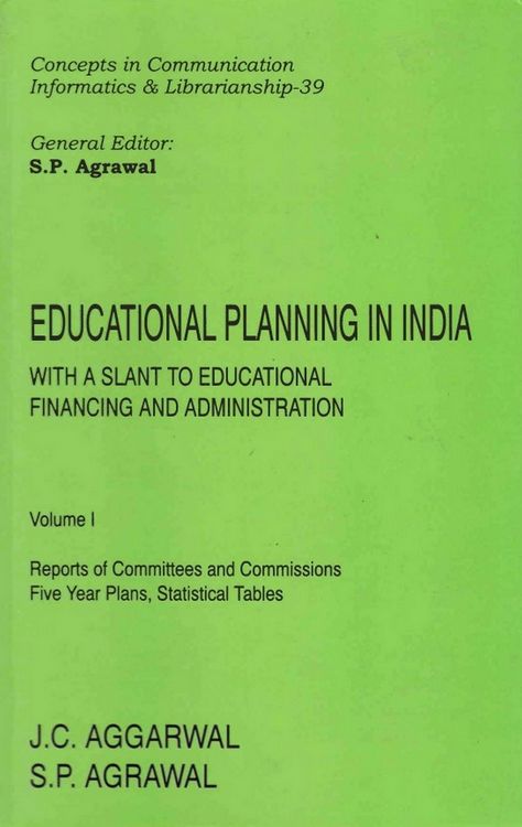 Produktbild: Educational Planning in India: With a slant to Educational Financing and Administration
