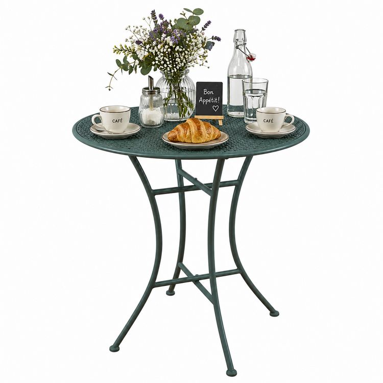 Produktbild: HTI-Living Gartentisch Ivo Metall Blau Gartentisch Ivo Metall Blau