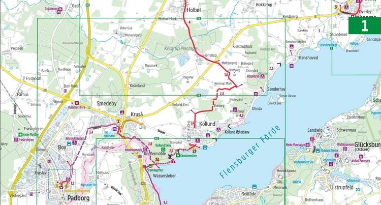 Produktbild: Ostsee-Radweg D&auml;nemark