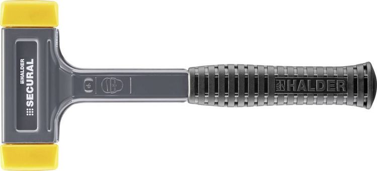Produktbild: Halder SUPERCRAFT 3380.045 Schonhammer ergonomischer Griff, mittelhart 1000g 310mm 1St.