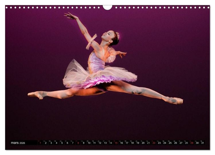 Produktbild: Vaganova, ballet imp&eacute;rial (Calendrier mural 2026 DIN A3 vertical), CALVENDO calendrier mensuel