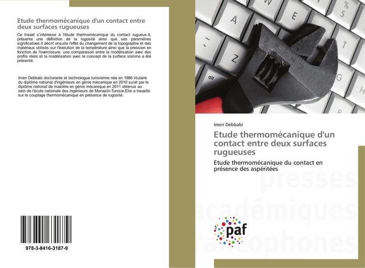 Produktbild: Etude thermom&eacute;canique d'un contact entre deux surfaces rugueuses