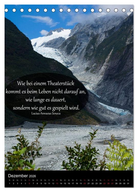 Produktbild: Neuseeland - Ein Land steht Kopf (Tischkalender 2026 DIN A5 hoch), CALVENDO Monatskalender