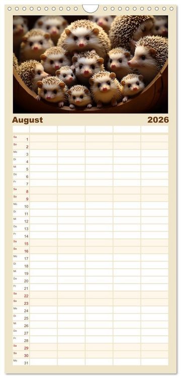 Produktbild: Familienplaner 2026 - Mehr ist einfach besser mit 5 Spalten (Wandkalender, 21 x 45 cm) CALVENDO