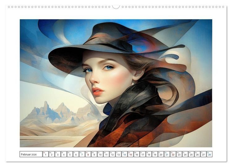 Produktbild: Seelenblicke (hochwertiger Premium Wandkalender 2026 DIN A2 quer), Kunstdruck in Hochglanz