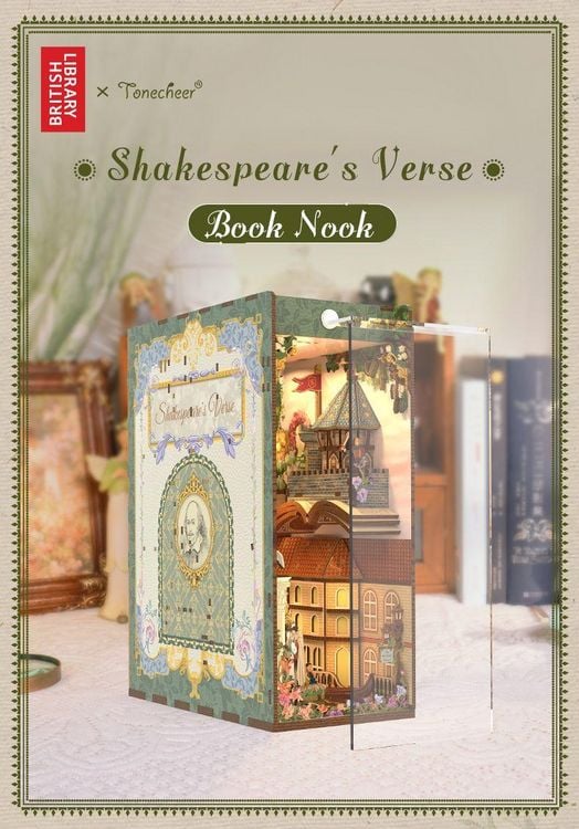 Produktbild: Book Nook DIY B&uuml;cherecke Shakespears Verse
