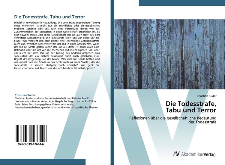 Produktbild: Die Todesstrafe, Tabu und Terror