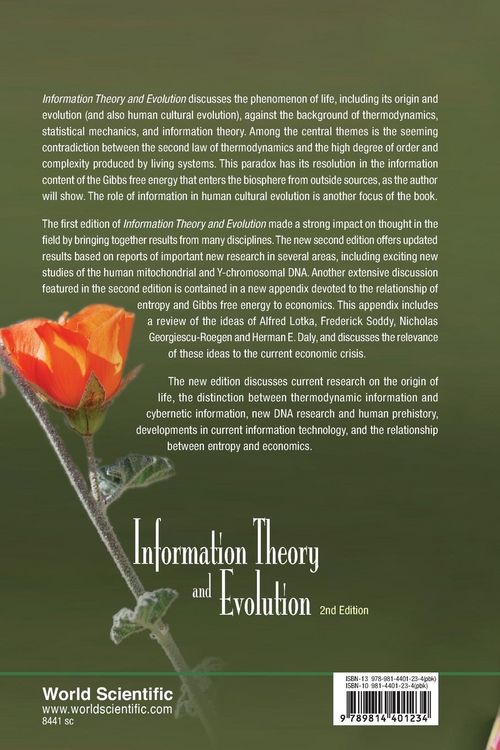 Produktbild: INFO THEORY & EVOLUTION (2ND ED)