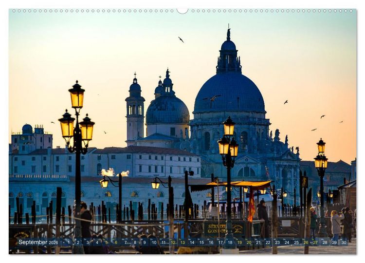 Produktbild: Venedig - eine Stadt f&uuml;r Tr&auml;umer (Wandkalender 2026 DIN A2 quer), CALVENDO Monatskalender