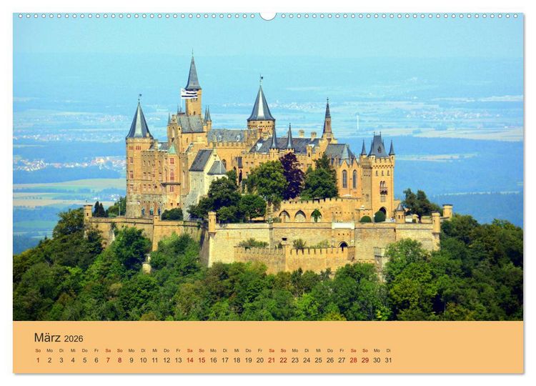 Produktbild: Unsere sch&ouml;ne Heimat - Die Schw&auml;bische Alb (hochwertiger Premium Wandkalender 2026 DIN A2 quer), Kunstdruck in Hochglanz