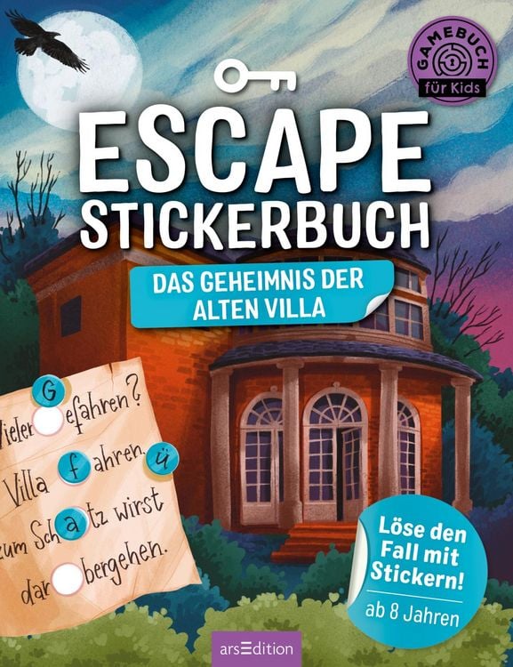 Produktbild: Escape-Stickerbuch &ndash; Das Geheimnis der alten Villa