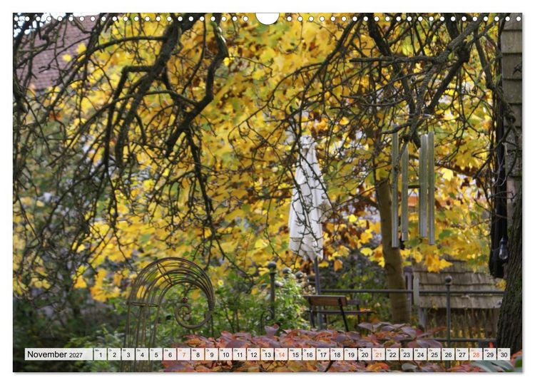 Produktbild: Momente im Garten (Wandkalender 2027 DIN A3 quer), CALVENDO Monatskalender