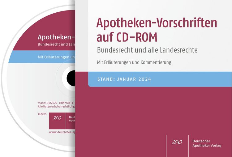 Produktbild: Apotheken-Vorschriften auf CD-ROM