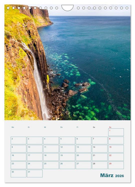 Produktbild: Isle of Skye - Raues Inselparadies (Wandkalender 2026 DIN A4 hoch), CALVENDO Monatskalender