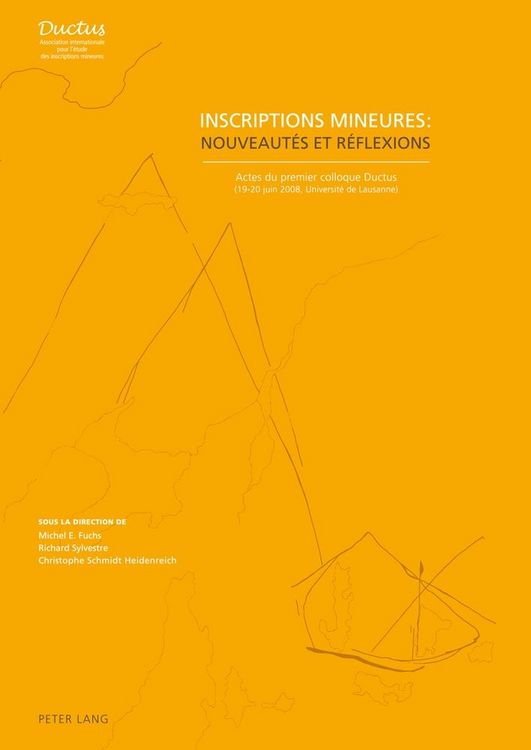 Produktbild: Inscriptions mineures : nouveaut&eacute;s et r&eacute;flexions