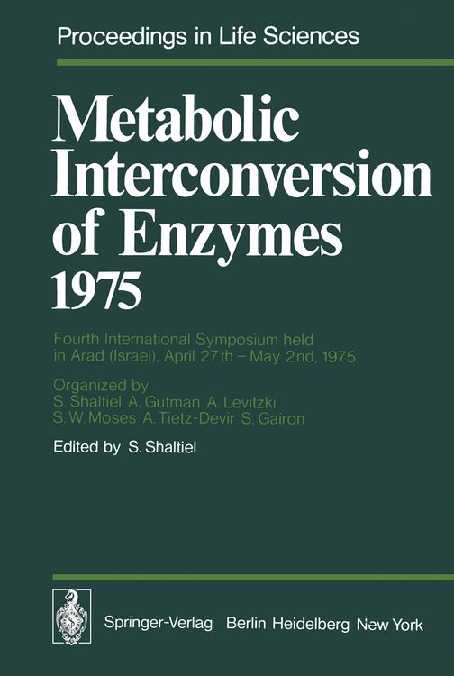 Produktbild: Metabolic Interconversion of Enzymes 1975