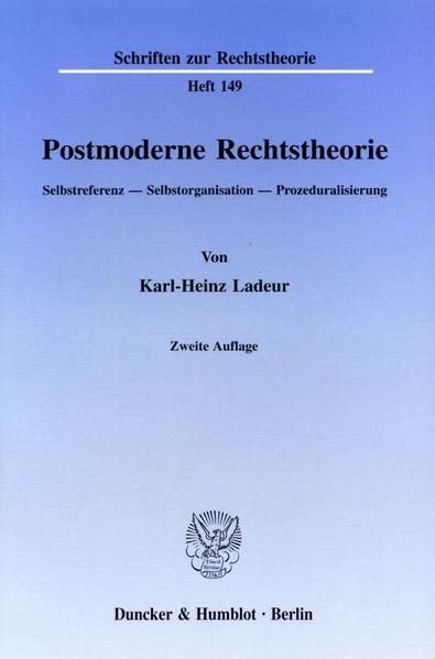 Produktbild: Postmoderne Rechtstheorie.