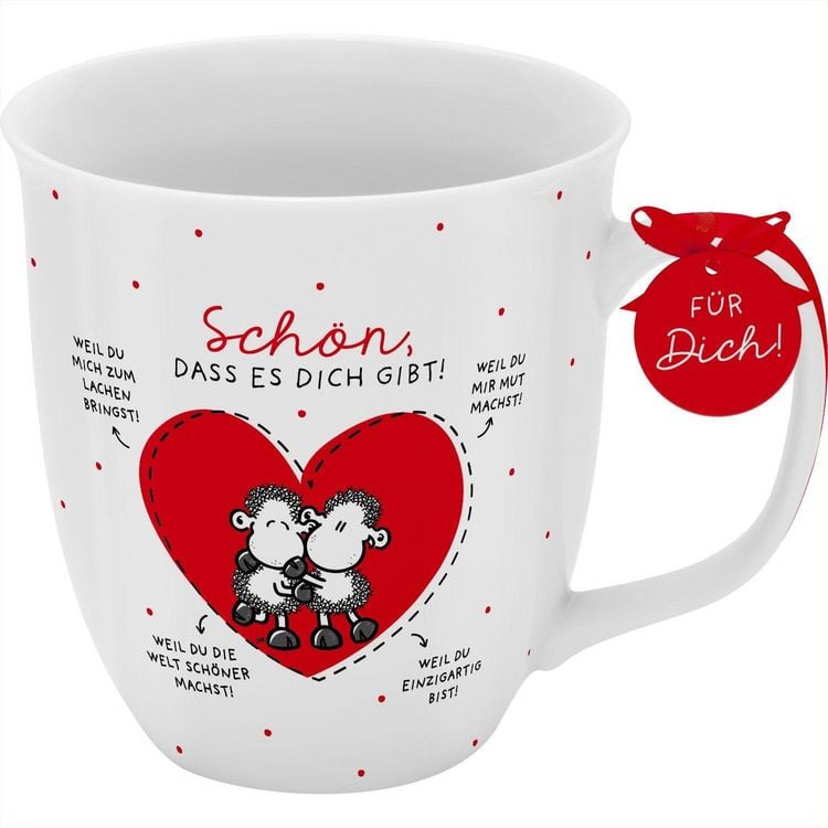 Produktbild: Tasse "Sch&ouml;n, dass es dich gibt! Weil du........!"