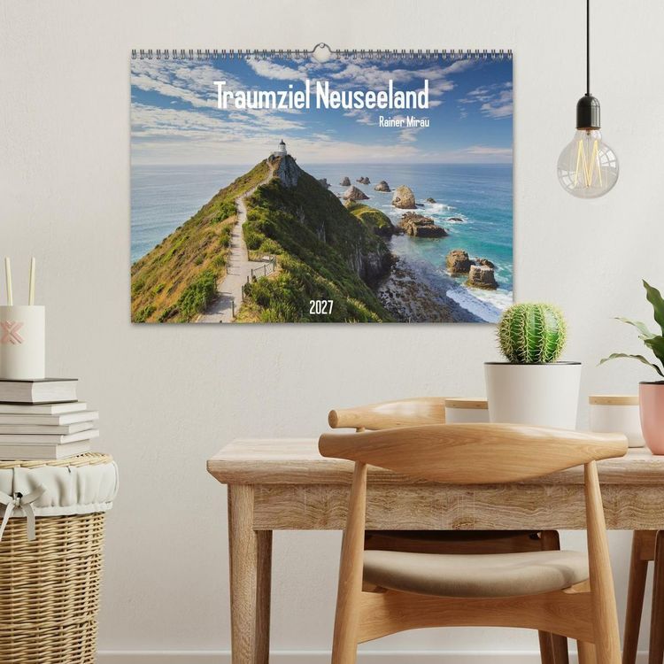 Produktbild: Traumziel Neuseeland 2027 (Wandkalender 2027 DIN A3 quer), CALVENDO Monatskalender
