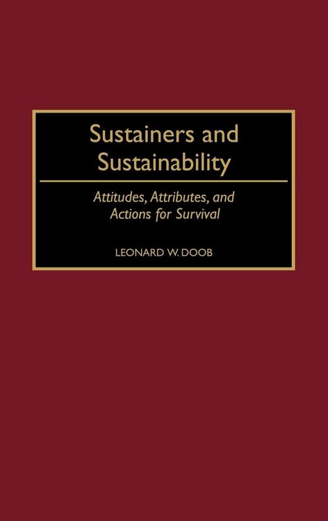 Produktbild: Sustainers and Sustainability