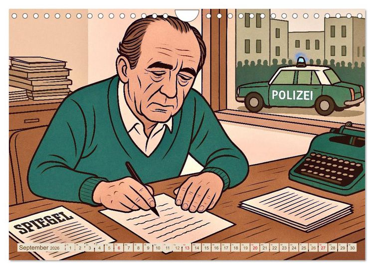 Produktbild: Heinrich B&ouml;ll (Wandkalender 2026 DIN A4 quer), CALVENDO Monatskalender