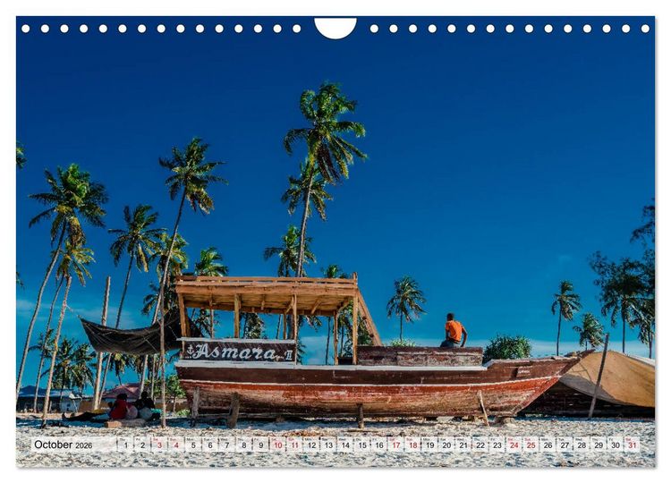 Produktbild: Welcome to Zanzibar (Wall Calendar 2026 DIN A4 landscape), CALVENDO 12 Month Wall Calendar